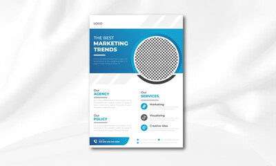 Modern Trendy Business Flyer Design Template. Brochure cover banner design, business posters, modern business banners and leaflets.and leaflets. 