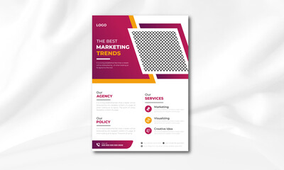 Modern Trendy Business Flyer Design Template. Brochure cover banner design, business posters, modern business banners and leaflets.and leaflets. 