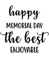 Happy memorial day