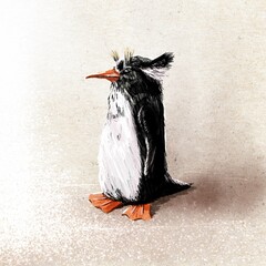 penguin in a dress