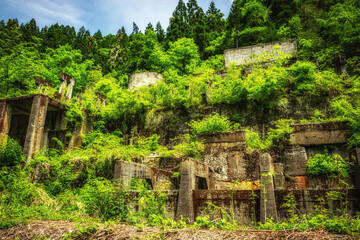 【滋賀県】土倉鉱山跡の選鉱所