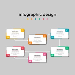 Steps Timeline Infographics Design Template