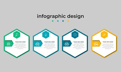 Steps Timeline Infographics Design Template
