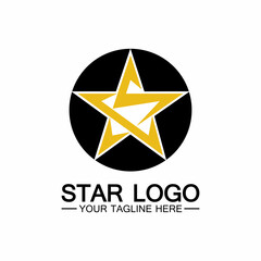 Obraz premium Star icon Template vector illustration design