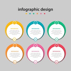 Steps Timeline Infographics Design Template