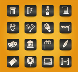 Theatre simply icons