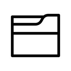 Obraz premium Folder Icon Vector Illustration