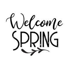 Welcome spring svg  