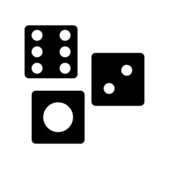 Dice Icon Vector Illustration
