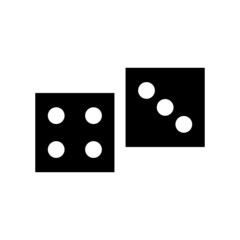 Dice Icon Vector Illustration