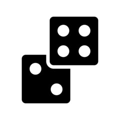 Dice Icon Vector Illustration
