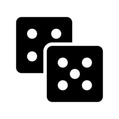 Dice Icon Vector Illustration