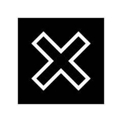 Fototapeta premium Cancel Icon Vector Illustration