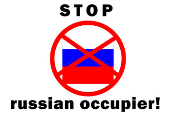 Stop occupier - vector