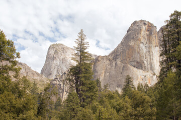 Autumnal natural landscape from Yosemite National Park, California, United States