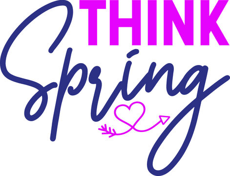 Think spring vector arts design