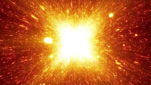 explosion stars particle motion