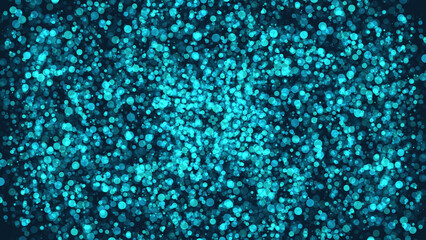 Blue Bokeh Background