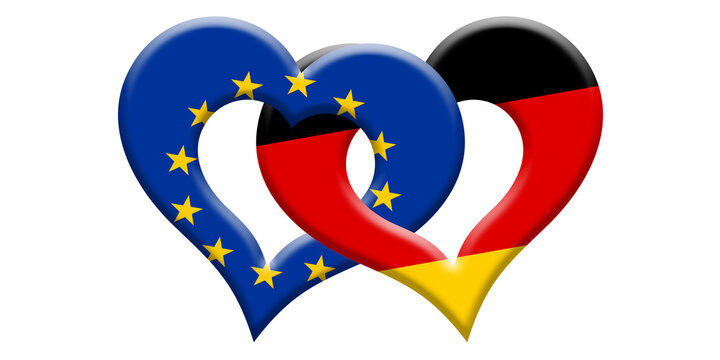 Europa Deutschland Herzen