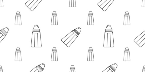Salt And Pepper Shaker Icon Seamless Pattern Y_2108006