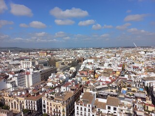 A view of the Seville skyline as seen from the Giralda tower