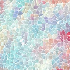 abstract nature marble plastic stony mosaic tiles texture background with white grout - cute unicor holographic light pastel colors