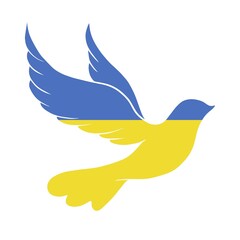 Symbol of peace, dove bird