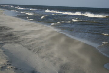 waves on the beach