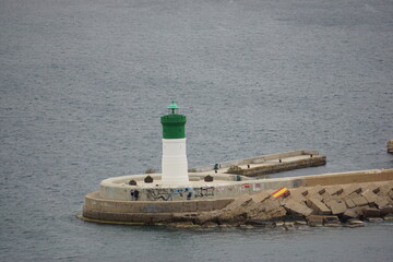 Faro de la curra en Cartagena, Espa&ntilde;a