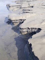Fototapeta premium ice on the river