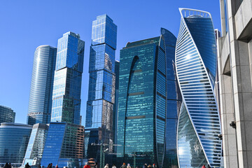 Naklejka premium Moscow City.