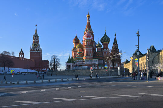 Near the Moscow Kremlin.