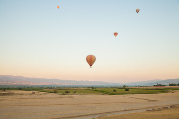 Hot air balloon flight in Turkey
