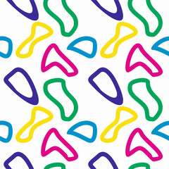 Seamless pattern, which is perfect for gift wrapping, business cards. The pattern is created from bright memorable colors in a harmonious combination.