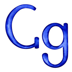 Letter G Capital and lower case