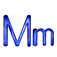 Letter M Capital and lower case