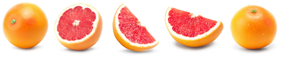 orange fruit isolated on white background. clipping path