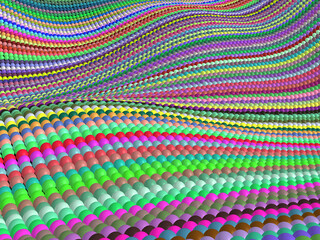 Abstract colorful background made of 3d balls