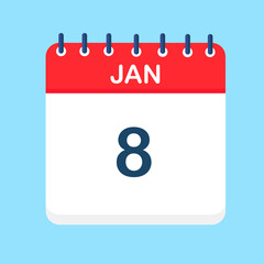 calendar page vector illustrator. calendar and planner