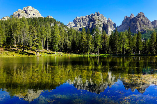 Landscape of Cadini di Misurina in the Dolomites, Italy, Europe © Rechitan Sorin
