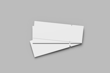 Awesome Ticket Mockup for showcasing your design to the clients