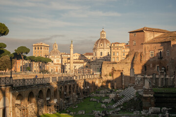 Fototapeta premium Vue Globale de Rome, Italie