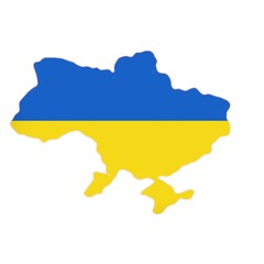 Obraz premium High quality color map of Ukraine