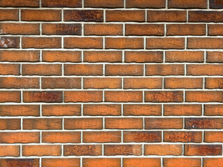 Fake brick cladding panel wall background