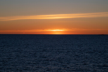 Obraz premium sunset over the sea