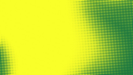 Dots halftone yellow green color pattern gradient texture  background.