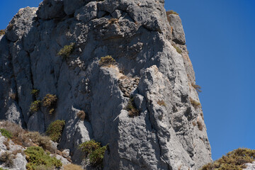 rocks on the small island of Kastri near Kefalos town, Kos island (Greece)