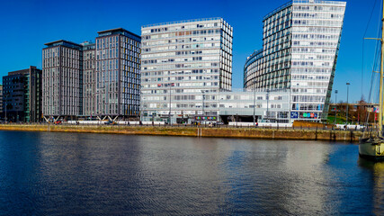 Obraz premium Liverpool Panoramic view, England, UK