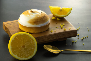 Delicious handmade French lemon cake.