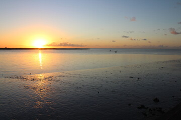 Obraz premium sunset on the sea